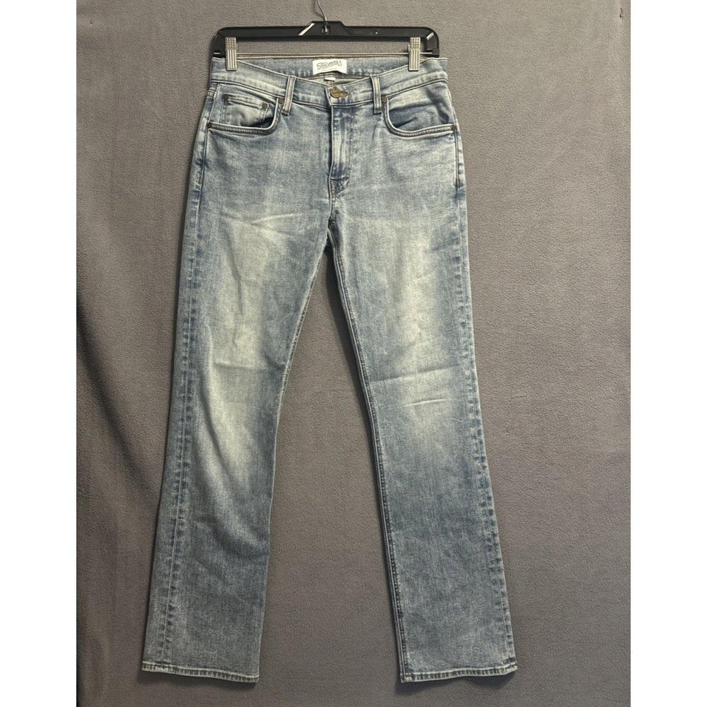 Tecovas Slim Jean Italian Denim Mens 30x30 Light Blue Made in USA 30SLLW